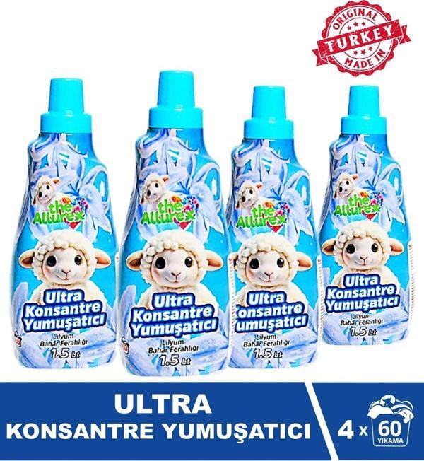 The Allurex Ultra Konsantre Yumuşatıcı Lilyum Ferahlığı 1500 Ml 4 Lü - Image 1