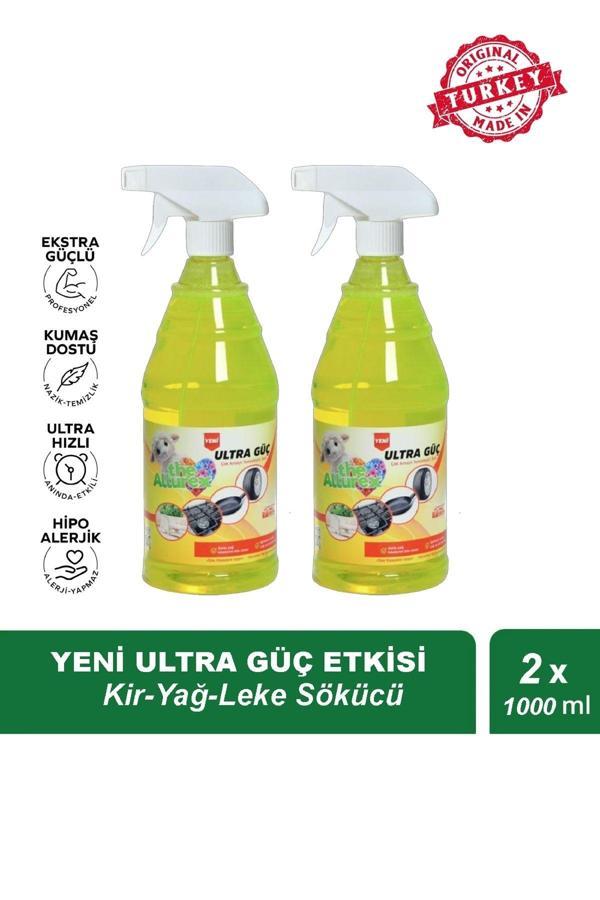 The Allurex Yeni Ultra Güç Etkisi (Kir-Yağ-Leke Sökücü) 1000 Ml X2 Adet - Image 1