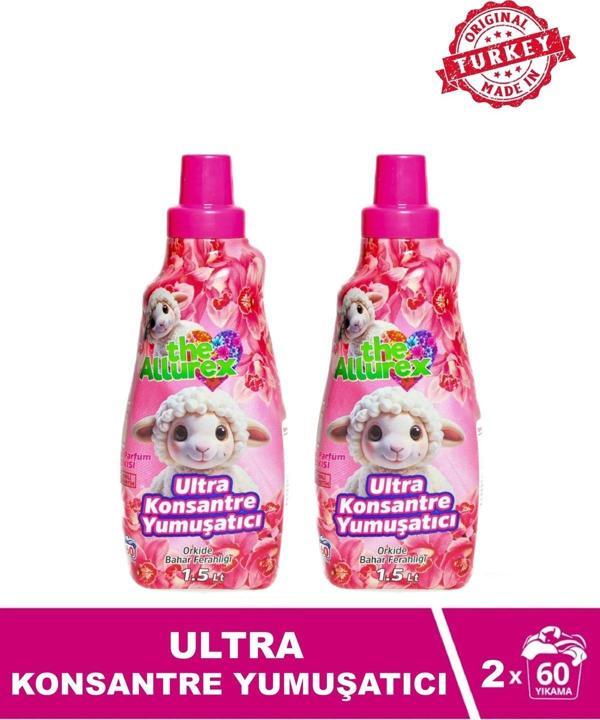 The Allurex Yeni Ultra Konsantre Yumuşatıcı Orkide Çiçeği 1500 Ml 2 Li - Image 1