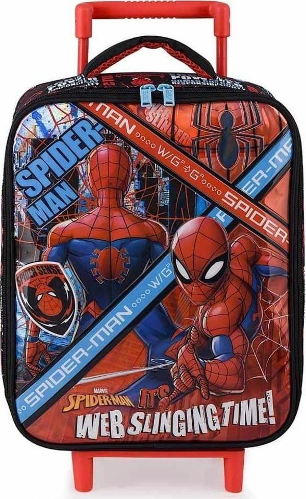 Spiderman Web Slinging Time Çekçekli Anaokul Çantası 41347 - Image 1