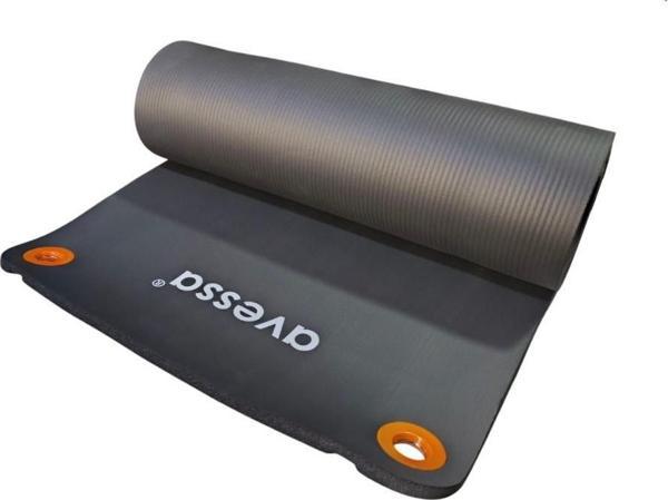 Avessa Hnbr-10 Delikli Nbr Yoga Matı Gri - Image 1