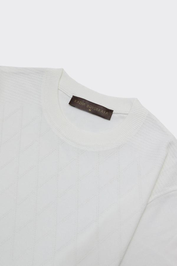 Bisiklet Yaka Kısa Kol Erkek T-Shirt - Image 1