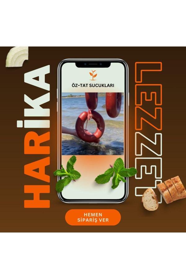 Öztat Yöresel %100 Afyon Kasap Sucuğu 500Gr - Image 1