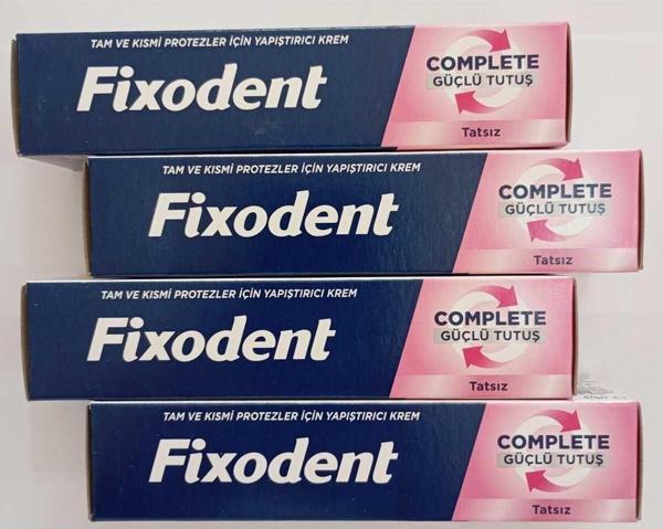 Complete Diş Protez Yapıştırıcı Aromasız 47g X4 Adet - Image 1