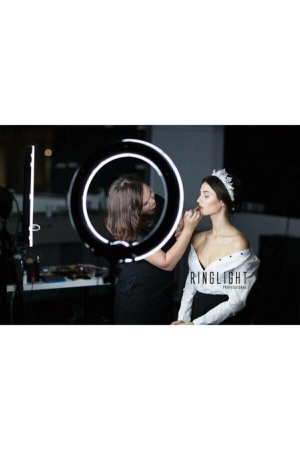 Ring Light Led Işık Halkası 21 Inç 54 cm Profesyonel Stüdyo Işığı Ve 210 cm Monopod Güzellik Merkezi - Image 1