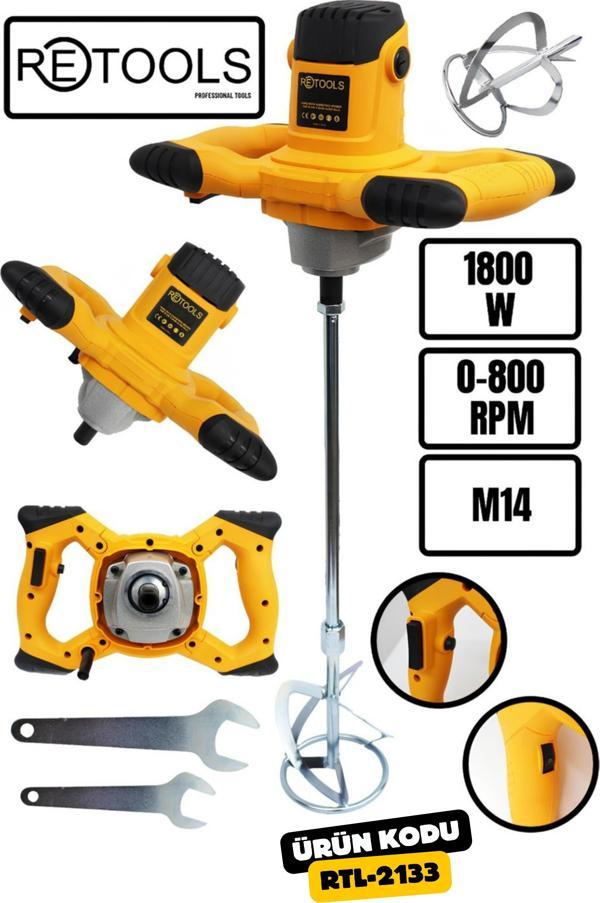 RETOOLS 1800W BOYA HARÇ KARIŞTIRICISI - Image 1