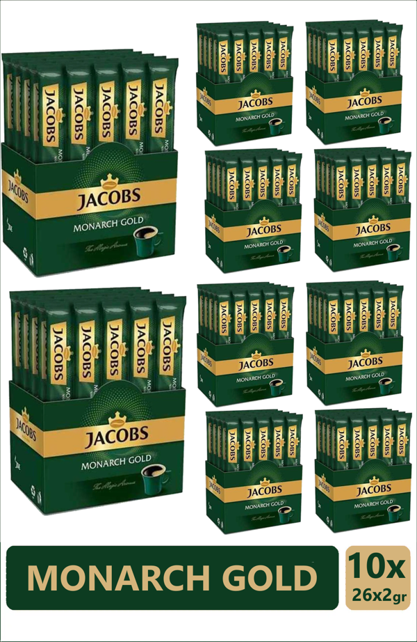 Jacobs Monarch Gold (26 Adet Stick 2 Gr) X 10 Paket - Image 1