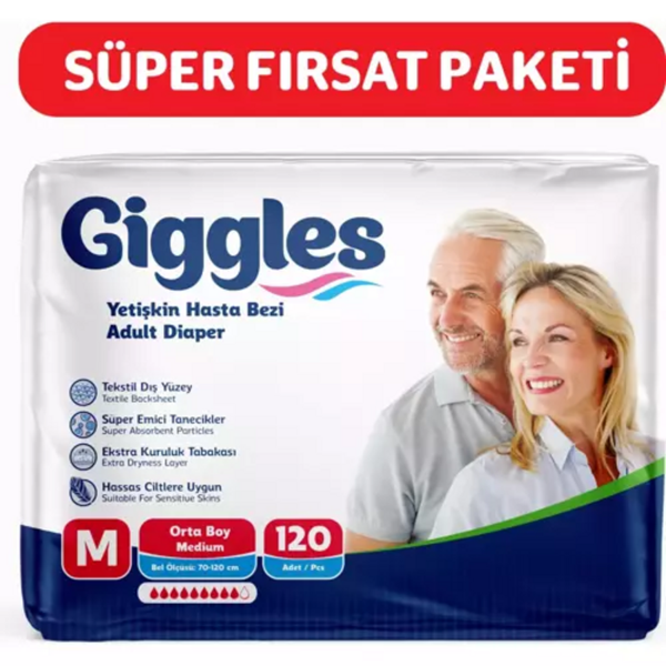 Giggles BELBANTLI Medium 30'lu 4 PAKET  - Image 1