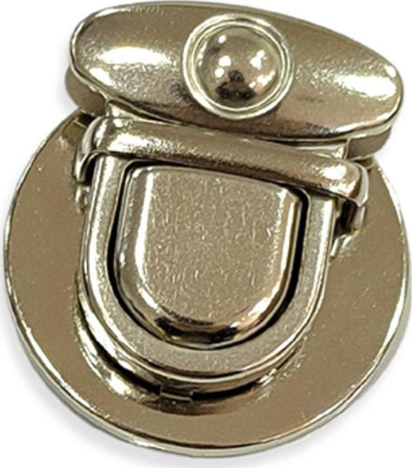 Çanta Kilidi 5 cm Gümüş - Image 1