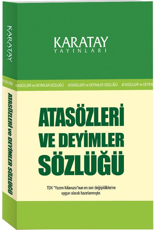 Atasözleri Ve Deyimler Sözlüğü (Karton Kapak) - Kolektif - Karatay Yayınları - Karatay Akademi - Image 1