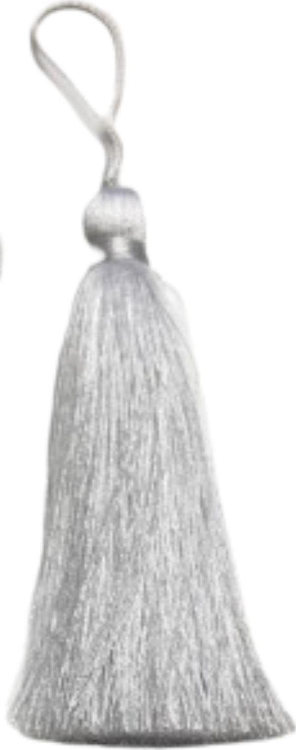 Püskül Tekli 10 cm 1 Adet Beyaz - Image 1