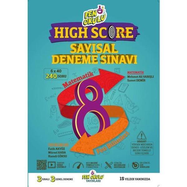 Fen Okulu Yayınları High Score 8. Sınıf Sayısal Deneme  - Fen Okulu Yayınları - Image 1