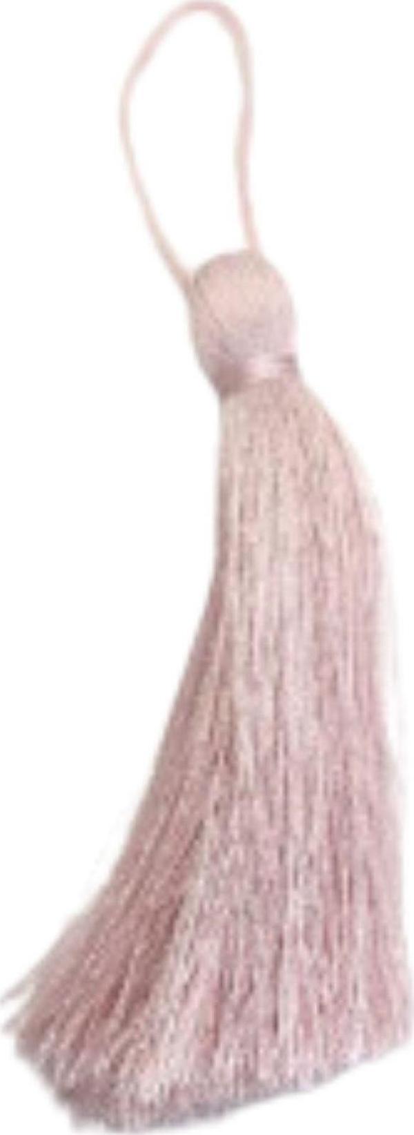 Püskül Tekli 10 cm 1 Adet Toz Pembe - Image 1