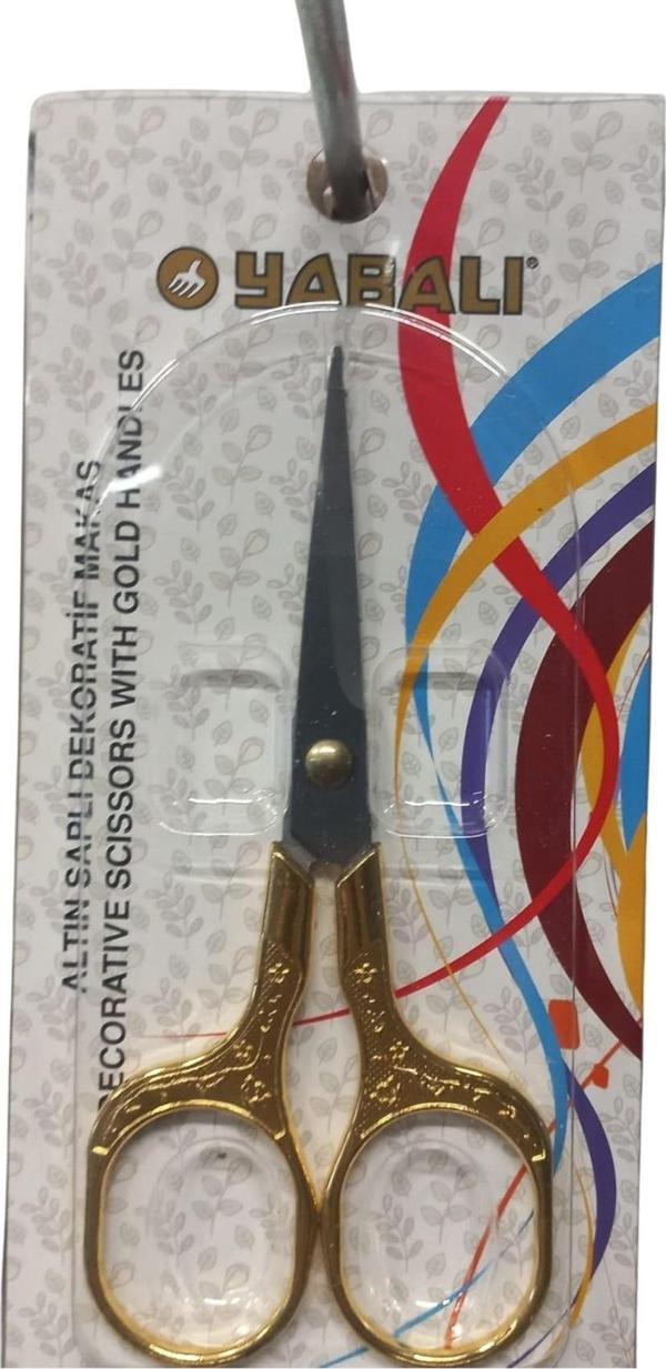 Nakış Makası Altın Saplı Dekoratif Makas Model 1 - Image 1