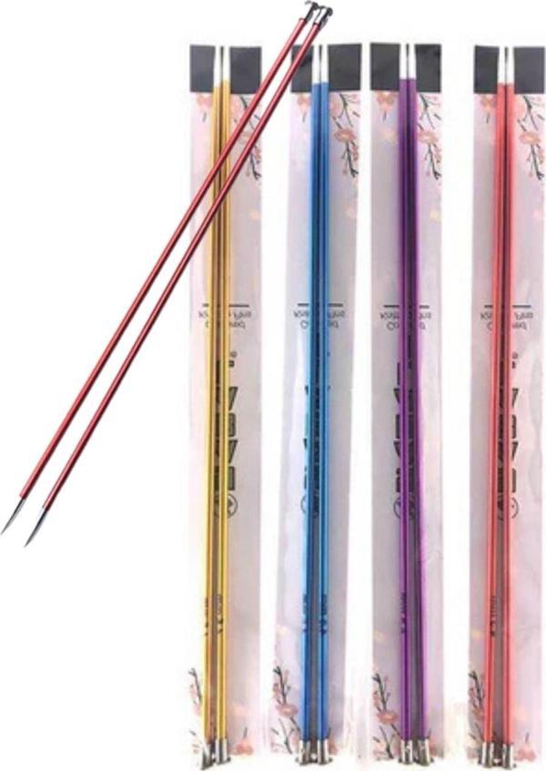 Metalize Çift Renk Şiş 35 cm 4 Numara (Renk Stoğa Göre) - Image 1