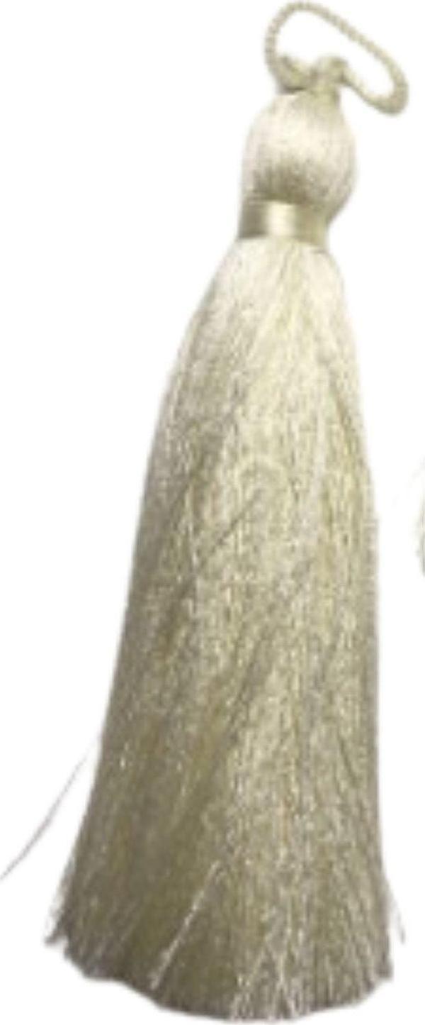 Püskül Tekli 5 cm 1 Adet Krem - Image 1