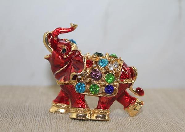 Swarovski Taşlı Minik Figür - Fil - Image 1