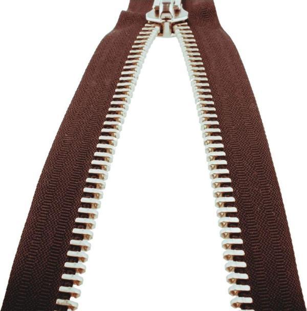Demir Dişli Çanta Fermuarı en 3 cm Bordo - Image 1