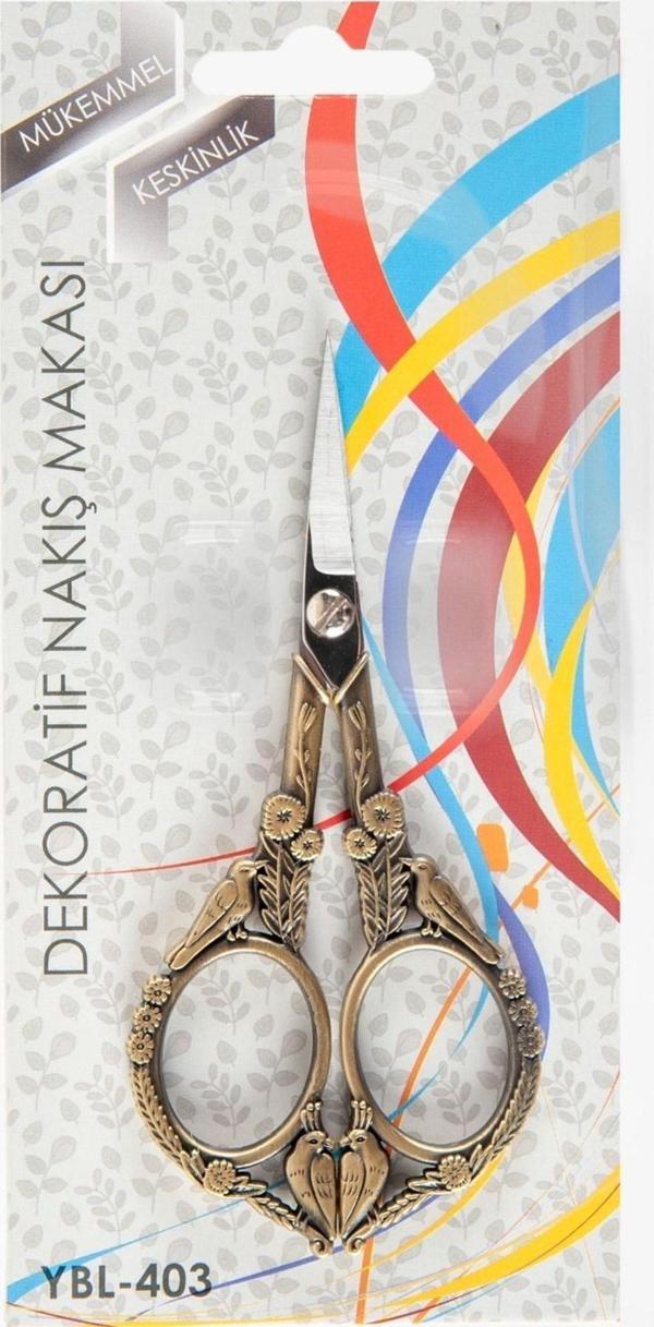 Nakış Makası Dekoratif Eskitme Kuş YBL-403 Model 24 - Image 1