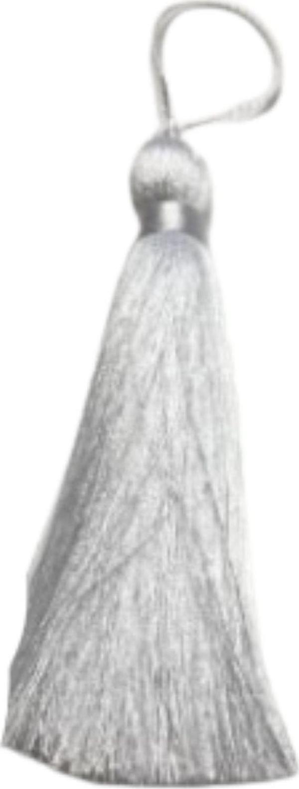 Püskül Tekli 10 cm 1 Adet Ekru - Image 1