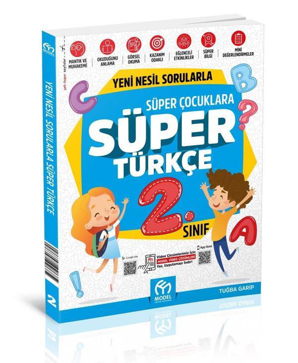 Model Yayınları 2. Sınıf Türkçe Süper Yeni Nesil Sorularla - Model Yayınları - Image 1