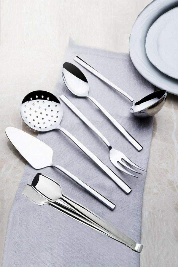 Nehir Dalyan 6 Parça Paslanmaz Çelik Servis Takımı Set  - Image 1