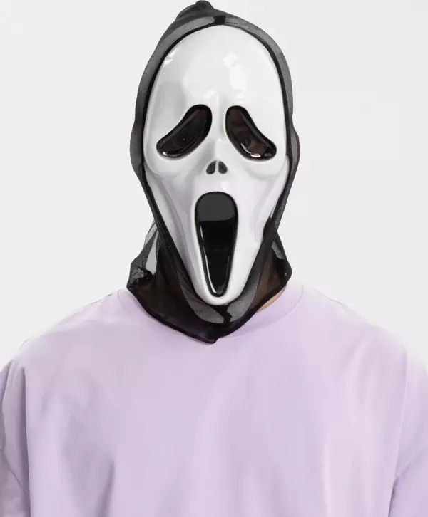 Kapşonlu Çığlık Maskesi Scream Maskesi 33x21 cm - Image 1