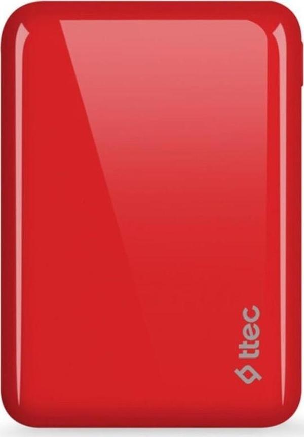 OUTLET Ttec ReCharger S 2A Powerbank 10000 mAh Kırmızı - 2BB174K OUTLET - Image 1
