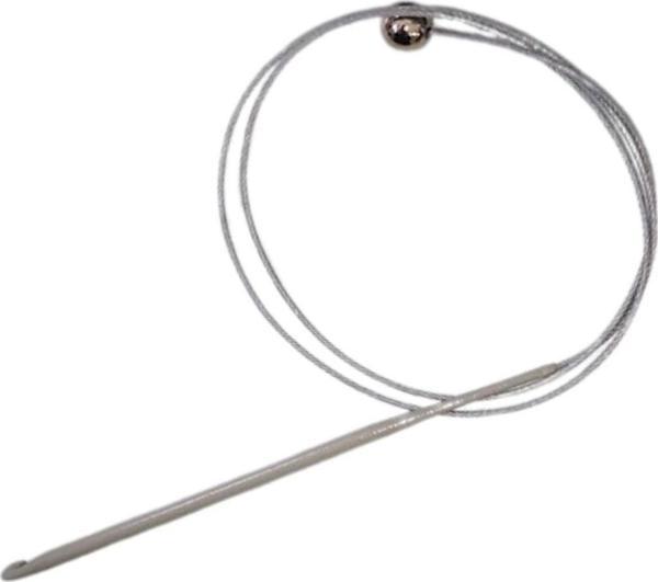 Misinalı Çelik Stoplu Tığ Şiş 4 Numara 60 cm - Image 1