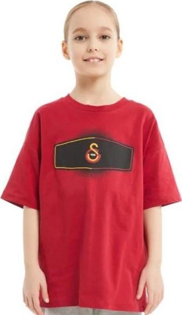 Galatasaray Orijinal Lisanslı Kırmızı Çocuk T-shirt - Image 1