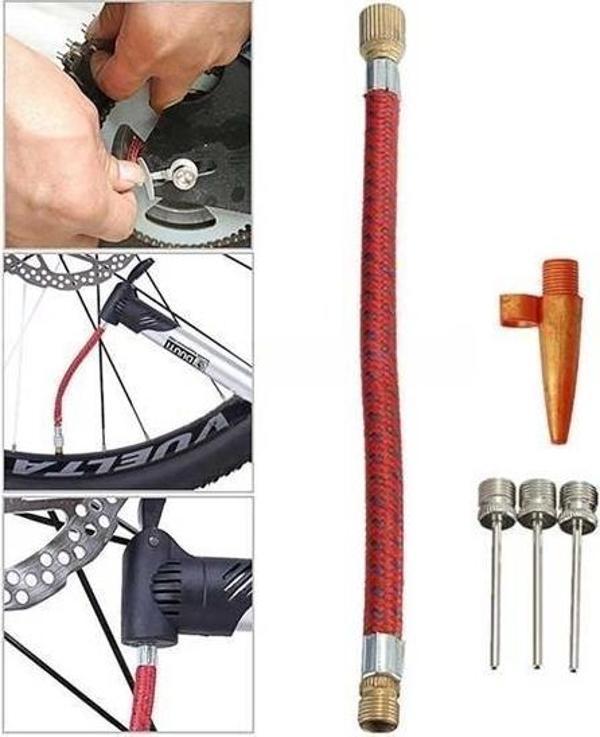 Pompa İğne Başlık Seti Top Bisiklet Lastiği Şişirme İğneleri - Image 1