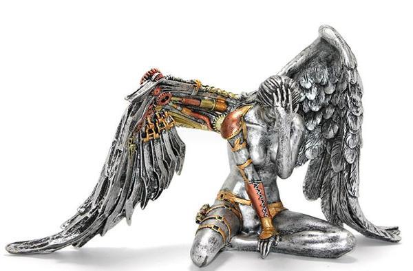 Steampunk Polyester Melek Figürü - Image 1