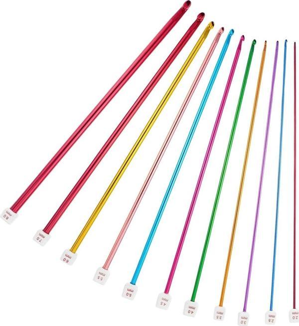Örgü Tığ Metalize 35 cm  6 Numara - Image 1