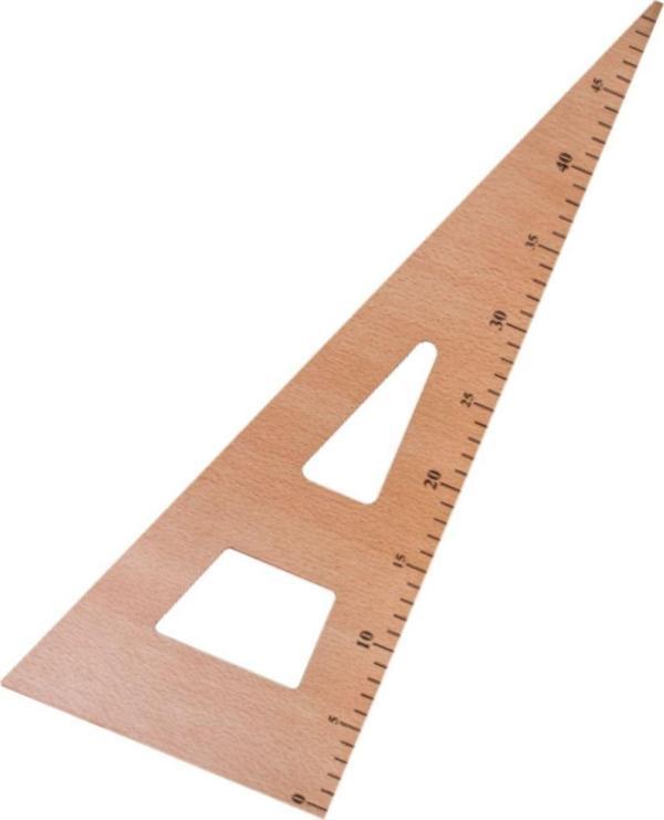 Üçgen Riga Cetvel 45 cm - Image 1