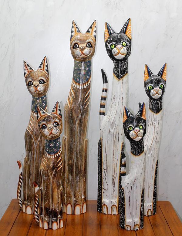 Ahşap 3'lü Kedi Seti 1 Metre Model 3 - Image 1