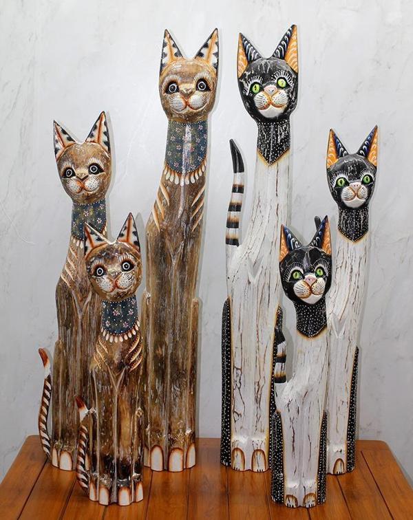 Ahşap 3'lü Kedi Seti 1 Metre Model 3 - Image 1