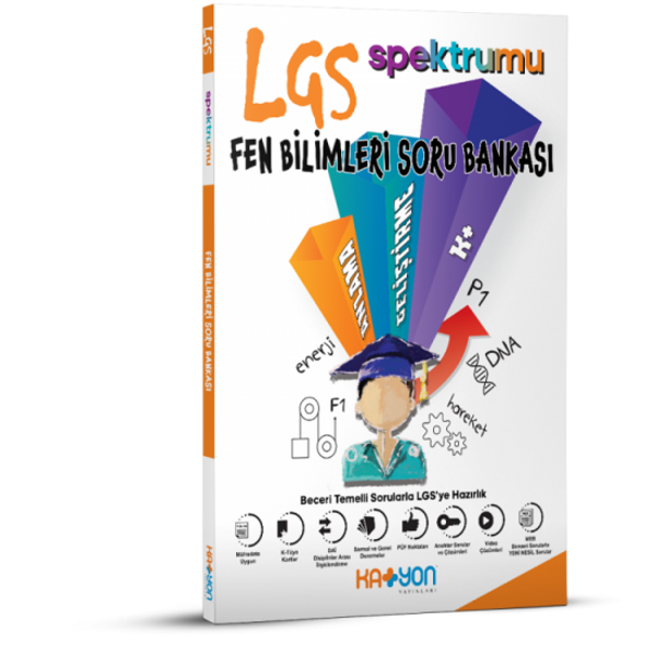 Katyon Yayınları 8. Sınıf Fen Bilimleri Soru Bankası Lgs Spektrumu - Katyon Yayınları - Image 1