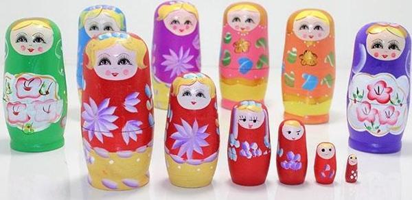6'lı Ahşap Matruşka - Image 1