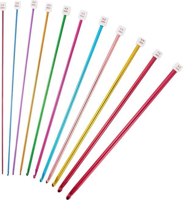 Örgü Tığ Metalize 25 cm  9 Numara - Image 1