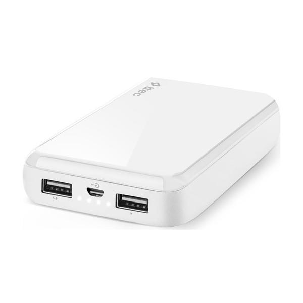 OUTLET Ttec ReCharger S 2A Powerbank 10000 mAh Beyaz - 2BB174B OUTLET - Image 1