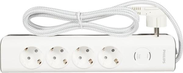 OUTLET PHILIPS SPN7040WA Akım Korumalı Priz 4'lü 600J 2m 3680W 16A OUTLET - Image 1
