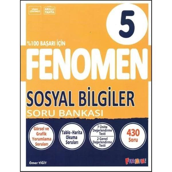 Gama Yayınları 5. Sınıf Sosyal Bilgiler Fenomen Soru Bankası - Image 1