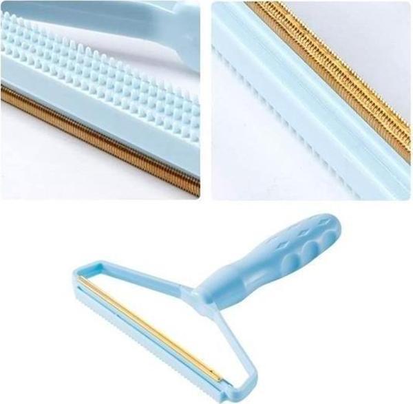Çift Taraflı Elbise Kazak Plastik Kumaş Tüy Alma ve Tiftik Temizleyici Toplayıcı Taşınabilir - Image 1
