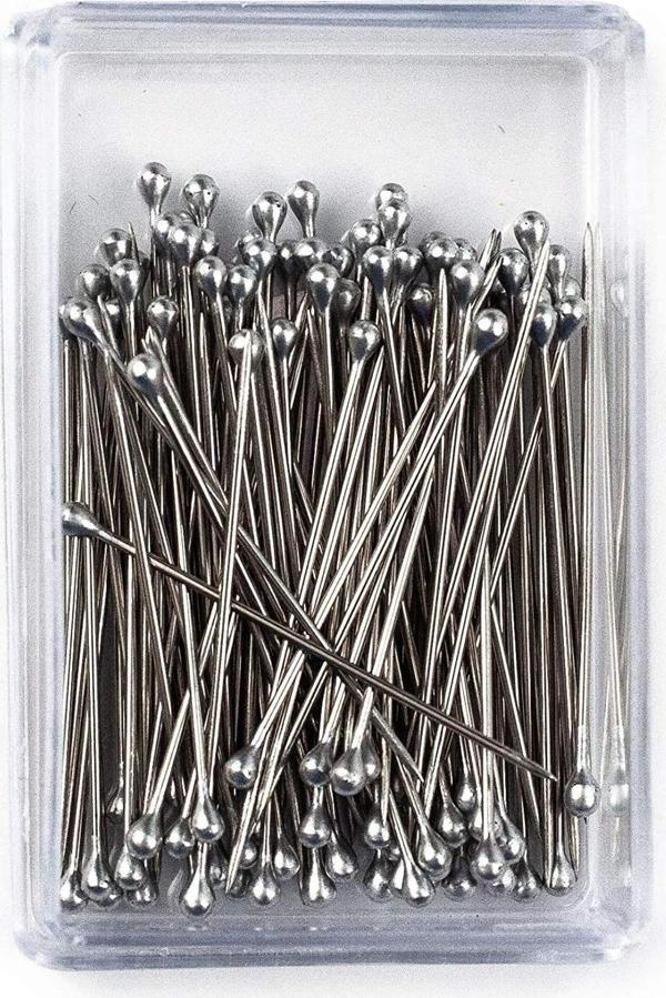 Minelli İğne Kutulu Metal Başlı 100'lü - Image 1