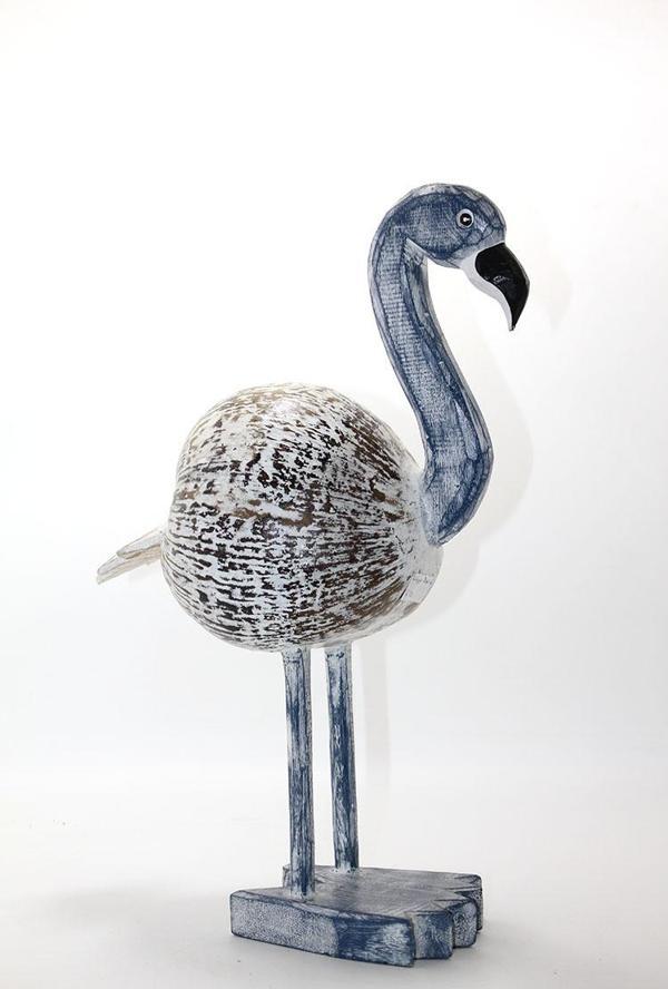 Ahşap Flamingo Figürü - Image 1