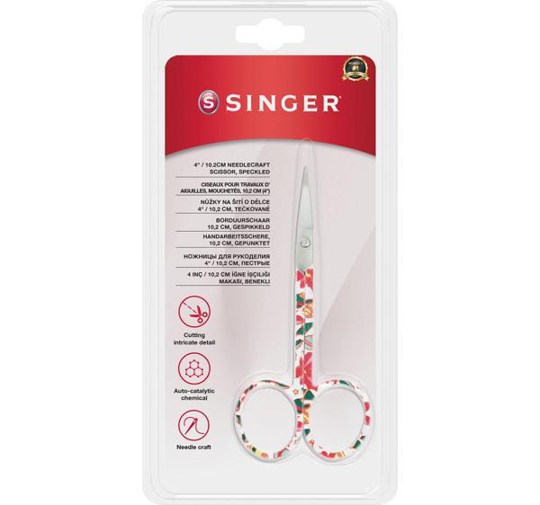 Kıvrık Uçlu Renkli Nakış Makası (4") - Image 1