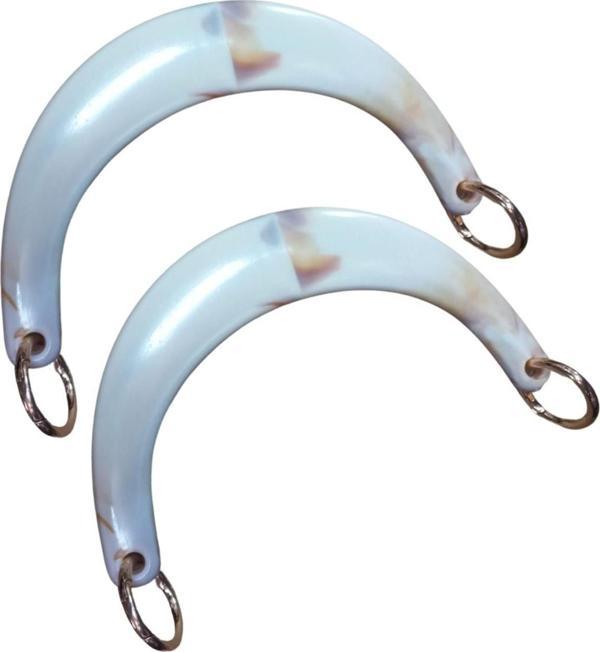 Çanta Sapı Ay Model Beyaz 17 cm - Image 1