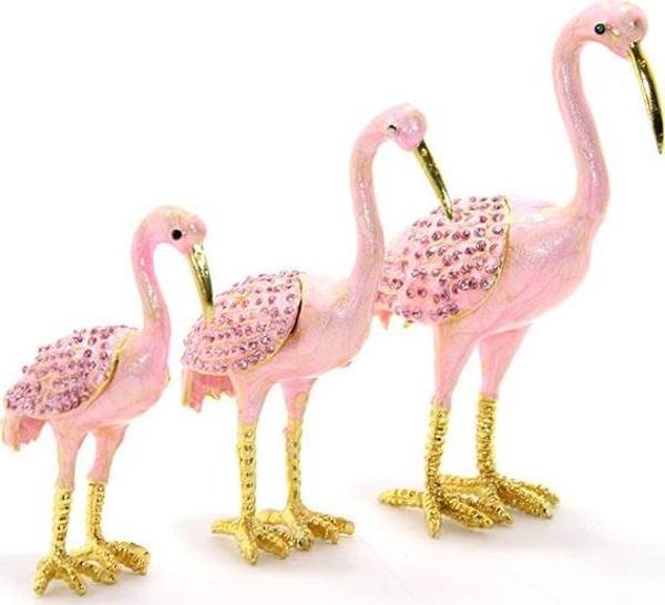 Swarovski 3'lü Flamingo - Image 1