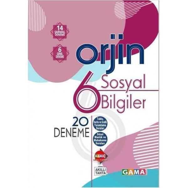Gama Yayınları 6. Sınıf Nar Sosyal Bilgiler 20'Li Deneme - Image 1