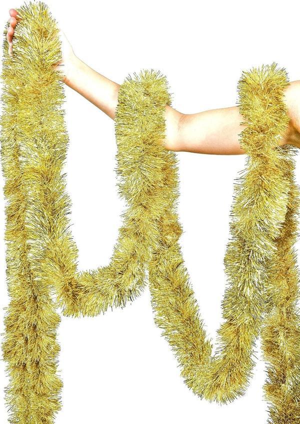 Kalın Simli Parti Süsü 2 Metre Altın - Image 1